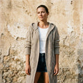Heidi-Outlet - Arvan | Cable-Knit Hooded Knit Cardigan Women
