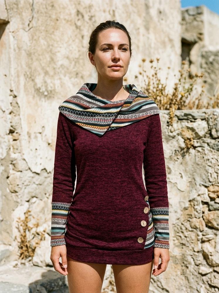 Heidi-Outlet - Timin | Heathered Long-Sleeved Hoodie Women