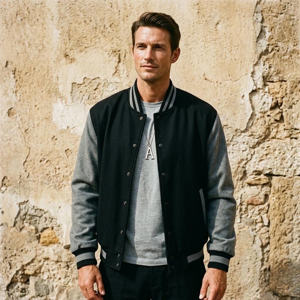 Heidi-Outlet - Zaser | Striped-Trim Button-Front Jacket Men