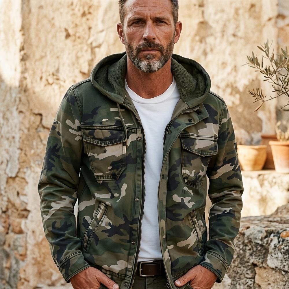 Heidi-Outlet - Ritor | Hooded Camouflage Jacket Men