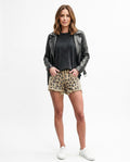 Heidi-Outlet - Aozor | Leopard Print Fringed Pants Women