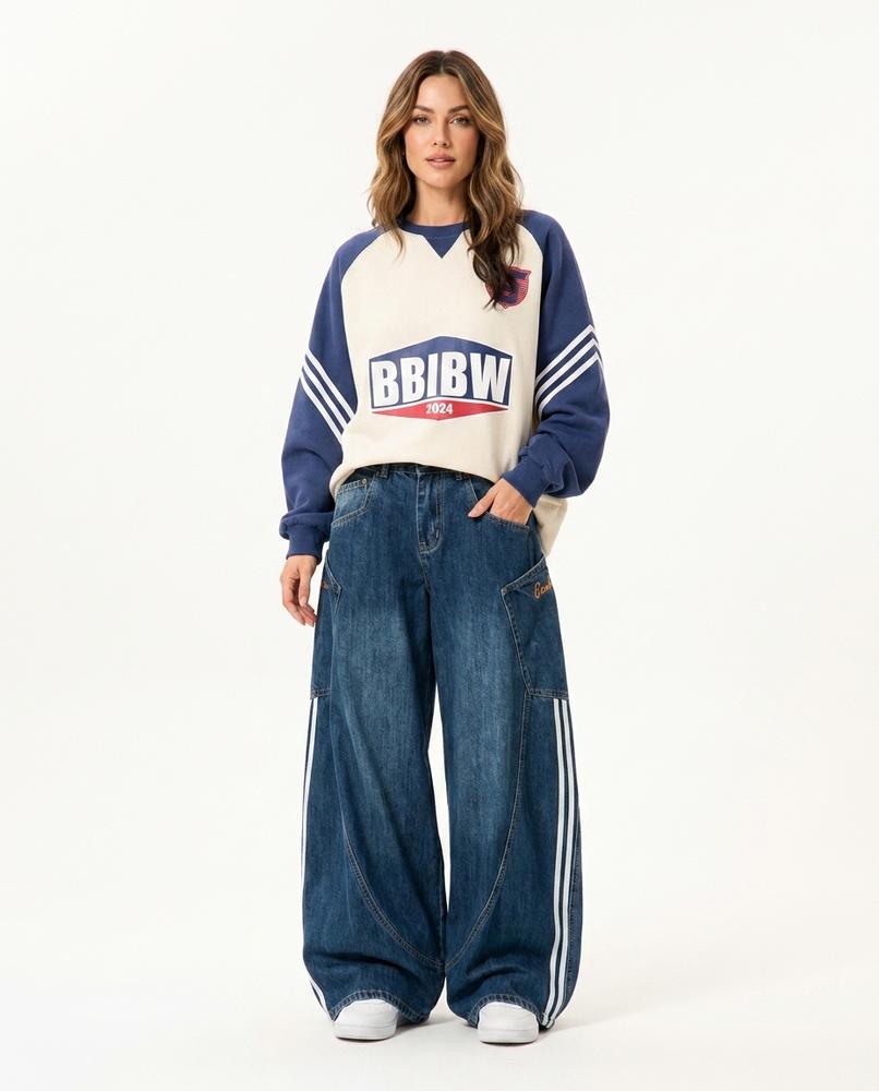 Heidi-Outlet - Valim | Wide-Leg Striped Pants Unisex