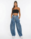 Heidi-Outlet - Kudus | Wide-Leg Cargo Pants Women