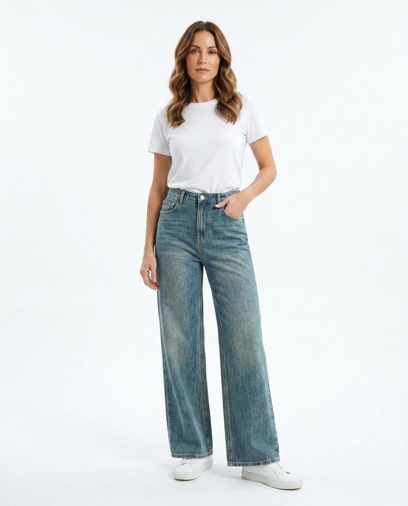 Heidi-Outlet - Auded | High-Waist Wide-Leg Pants Women