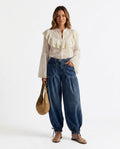 Heidi-Outlet - Cokis | Denim Balloon-Leg Pants Women