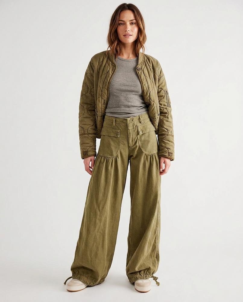 Heidi-Outlet - Cokis | Denim Balloon-Leg Pants Women