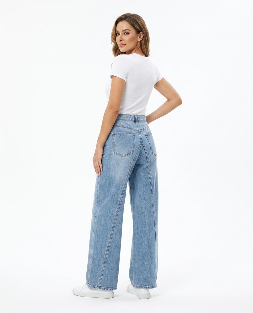 Heidi-Outlet - Magar | Washed Wide-Leg Pants Women