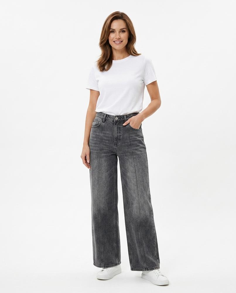 Heidi-Outlet - Magar | Washed Wide-Leg Pants Women