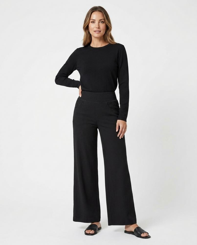 Heidi-Outlet - Kehom | Wide-Leg High-Waist Pants Women