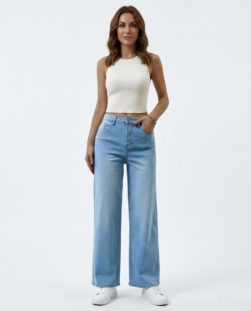 Heidi-Outlet - Ruwos | Wide-Leg High-Waist Pants Women