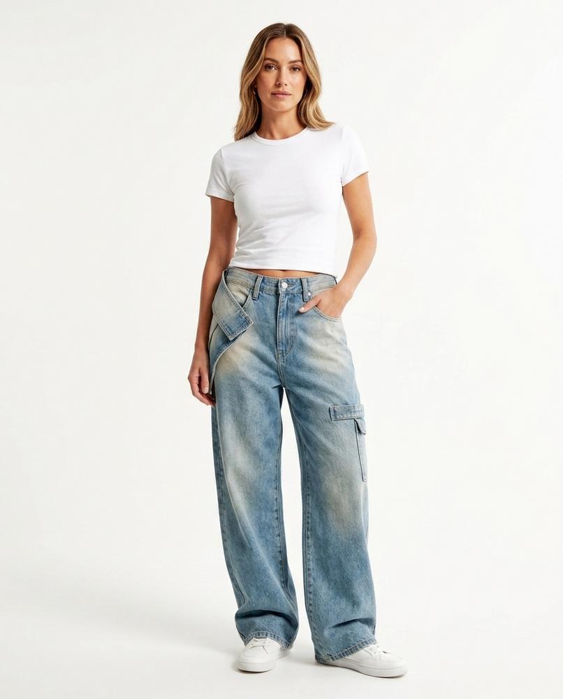 Heidi-Outlet - Eowek | Wide-Leg Cargo Pants Unisex