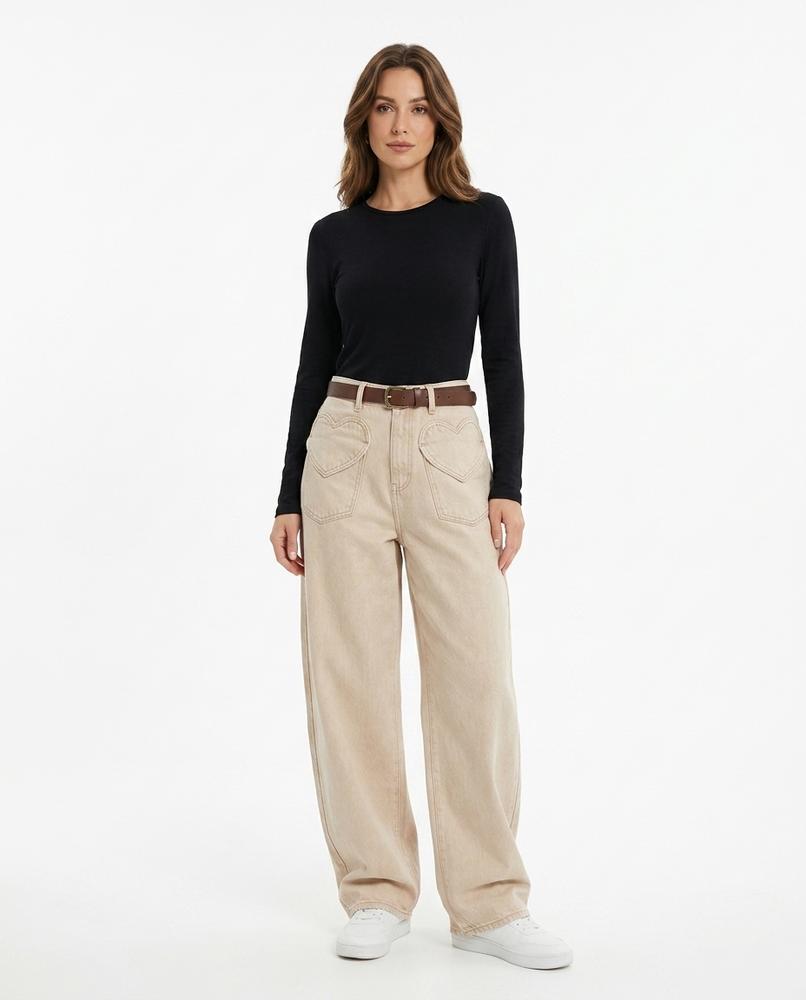 Heidi-Outlet - Aenen | High-Waisted Wide-Leg Pants Women
