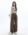 Heidi-Outlet - Sozal | High-Waisted Wide-Leg Pants Women