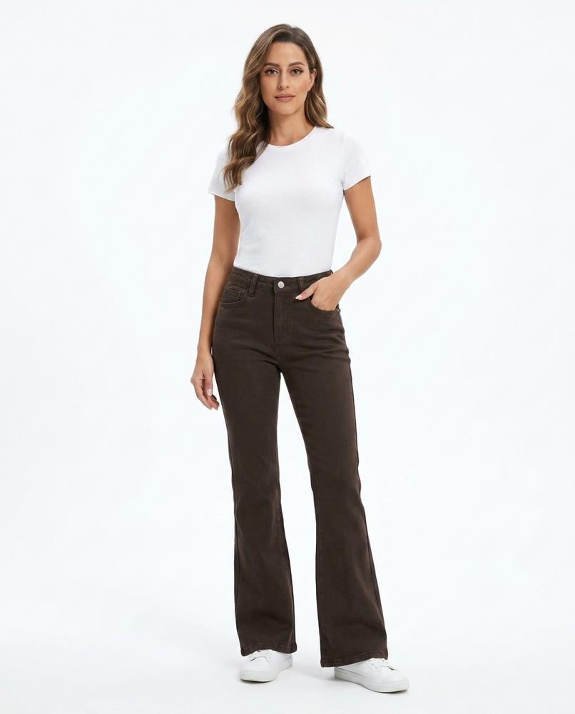 Heidi-Outlet - Kapov | High-Waist Flared Pants Women
