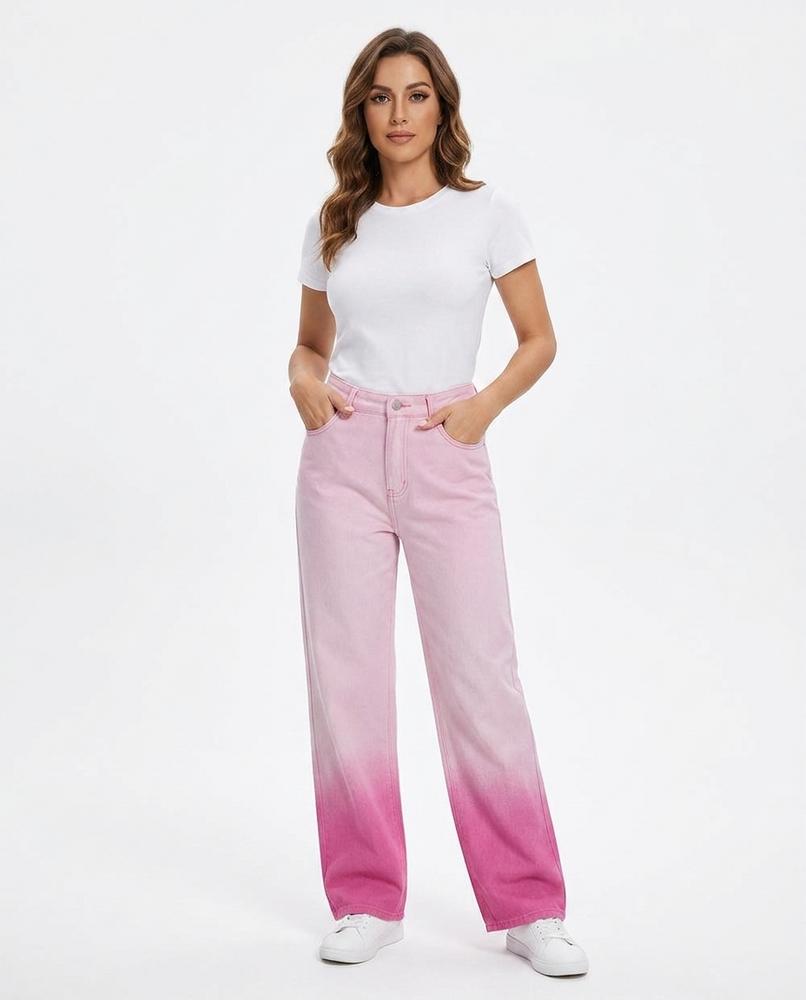 Heidi-Outlet - Levav | High-Waist Ombré Pants Women