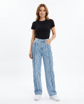 Heidi-Outlet - Dibel | Frayed-Seam Wide-Leg Pants Women