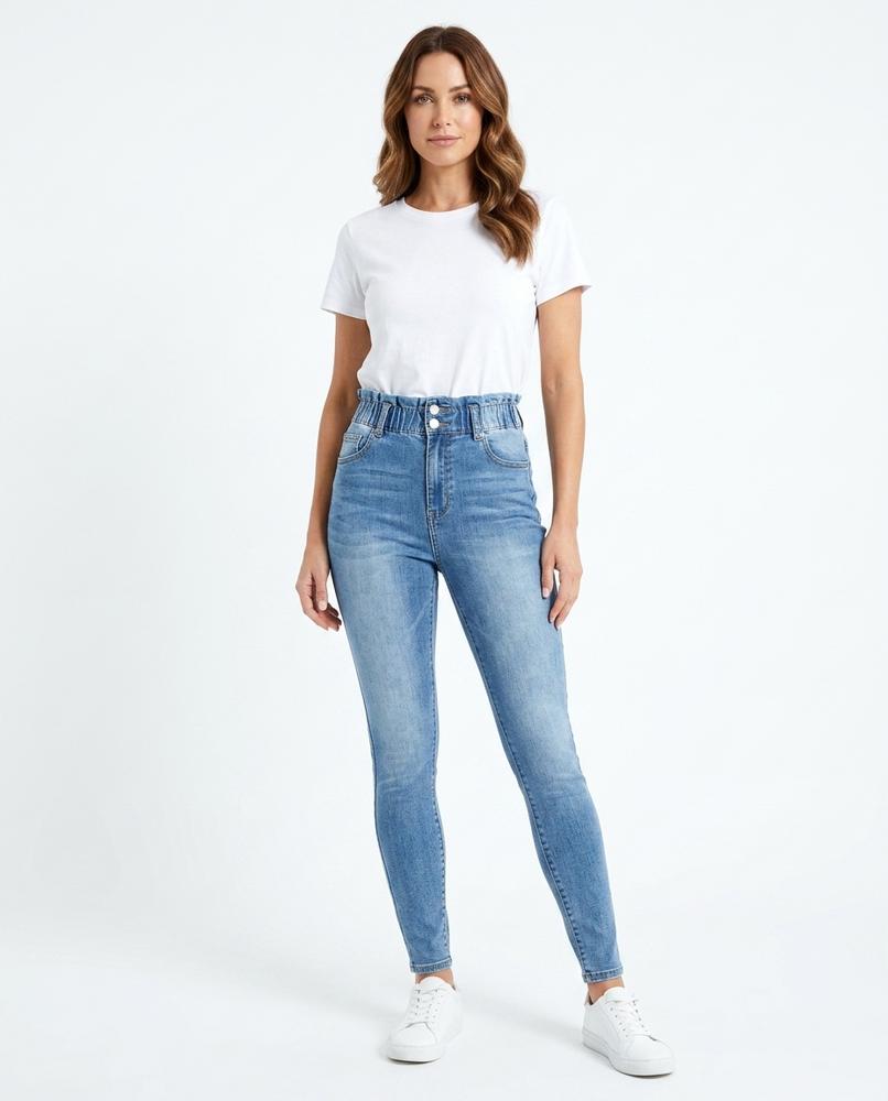 Heidi-Outlet - Dupiv | High-Waisted Slim-Fit Pants Women