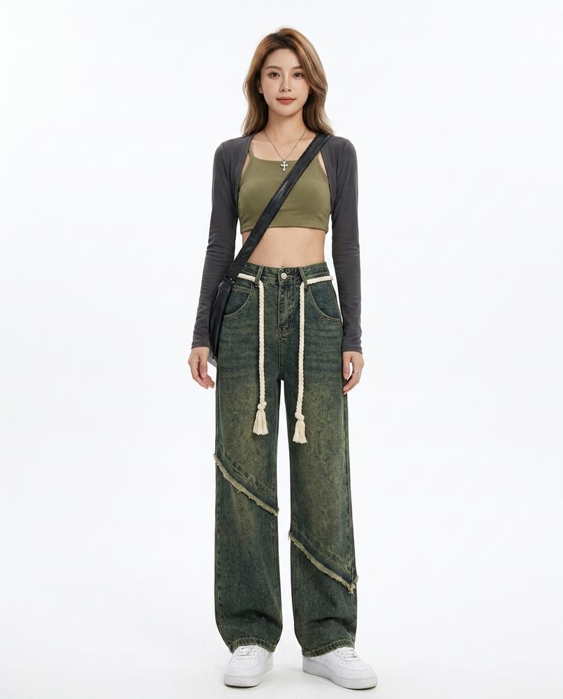 Heidi-Outlet - Zezet | Wide-Leg High-Waist Pants Women