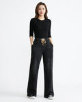 Heidi-Outlet - Cukiv | Wide-Leg High-Waist Pants Women