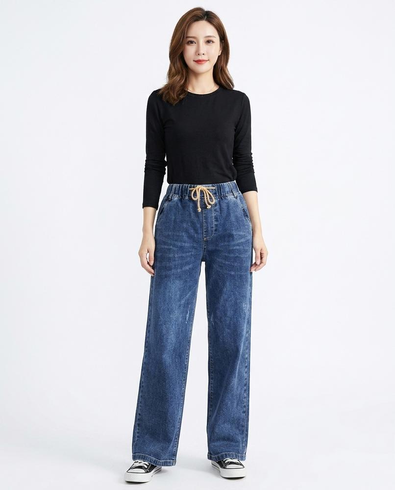 Heidi-Outlet - Cukiv | Wide-Leg High-Waist Pants Women