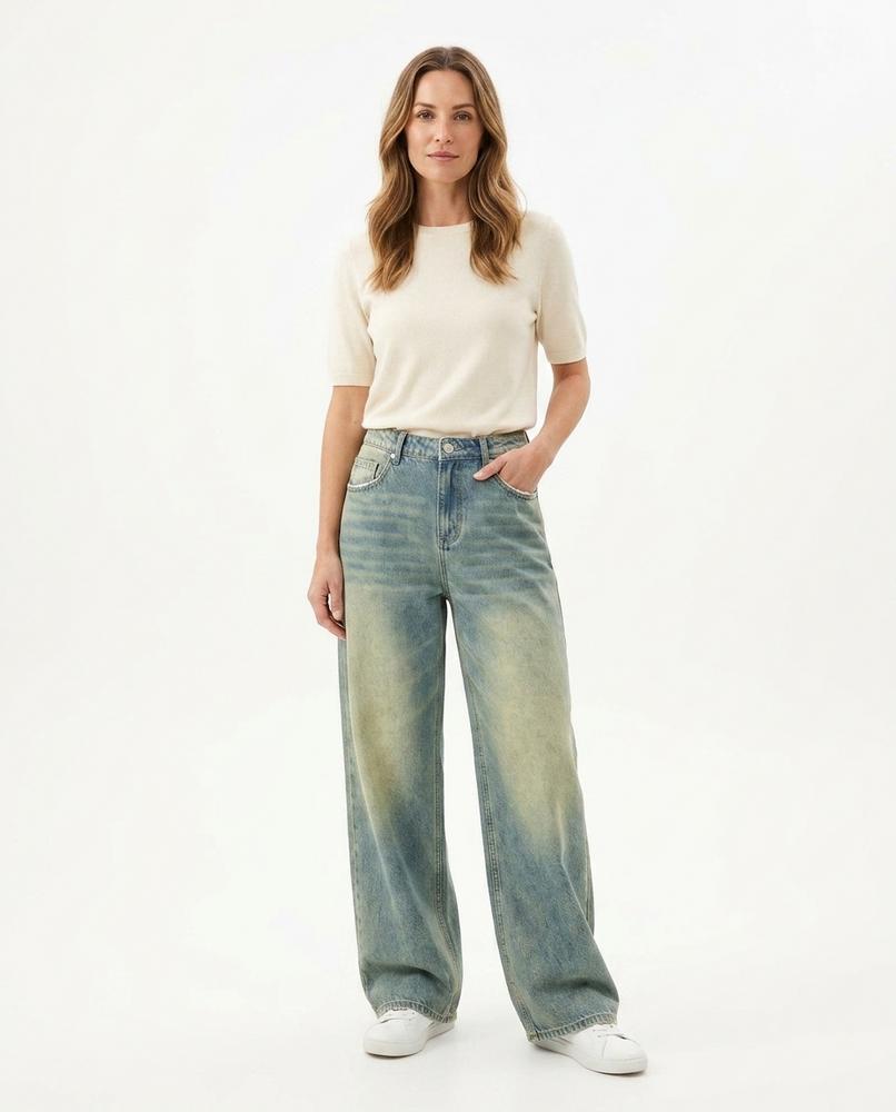 Heidi-Outlet - Nizis | Wide-Leg Washed Pants Unisex
