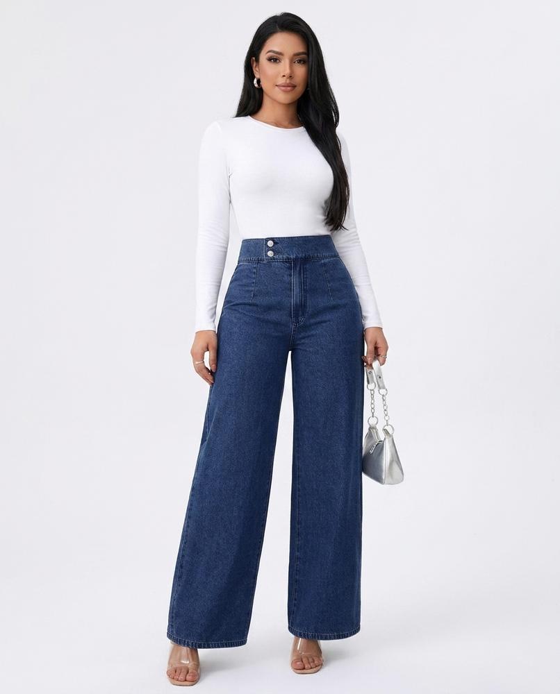 Heidi-Outlet - Ritor | High-Waist Wide-Leg Pants Women