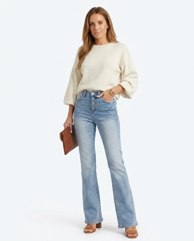 Heidi-Outlet - Cuwol | High-Rise Flared Pants Women