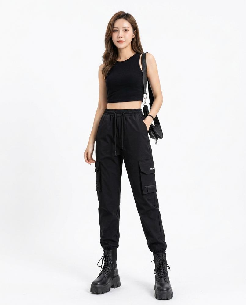 Heidi-Outlet - Cogem | Cargo High-Waist Pants Women