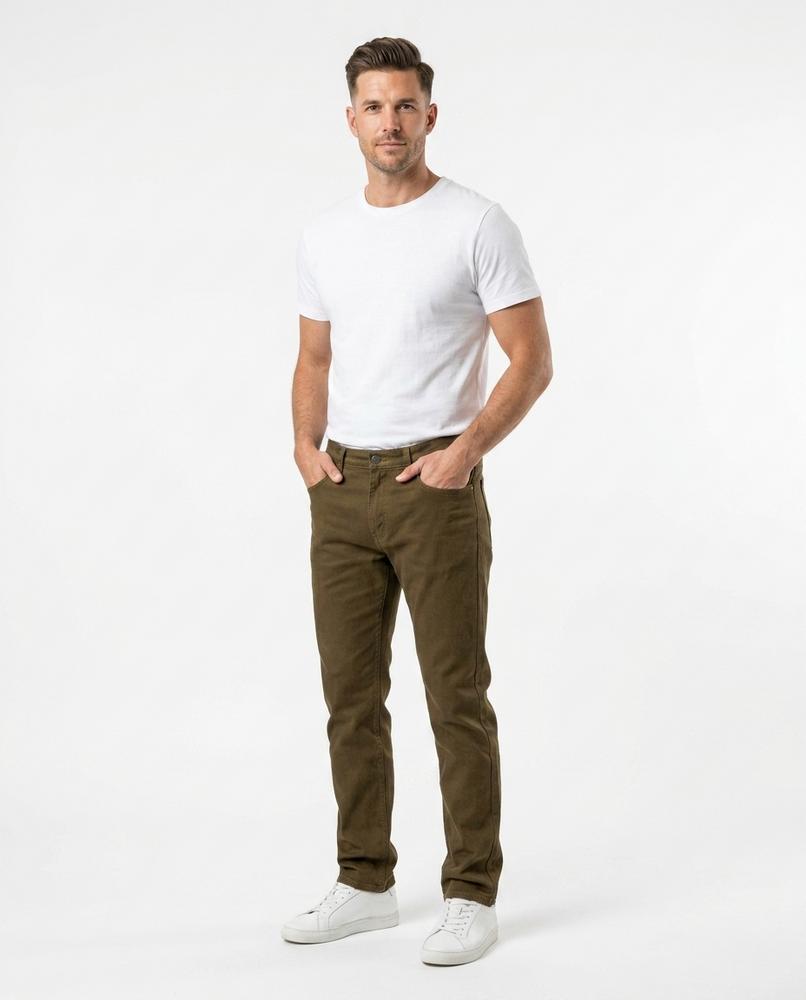 Heidi-Outlet - Zoler | Straight-Cut Cotton Pants Men