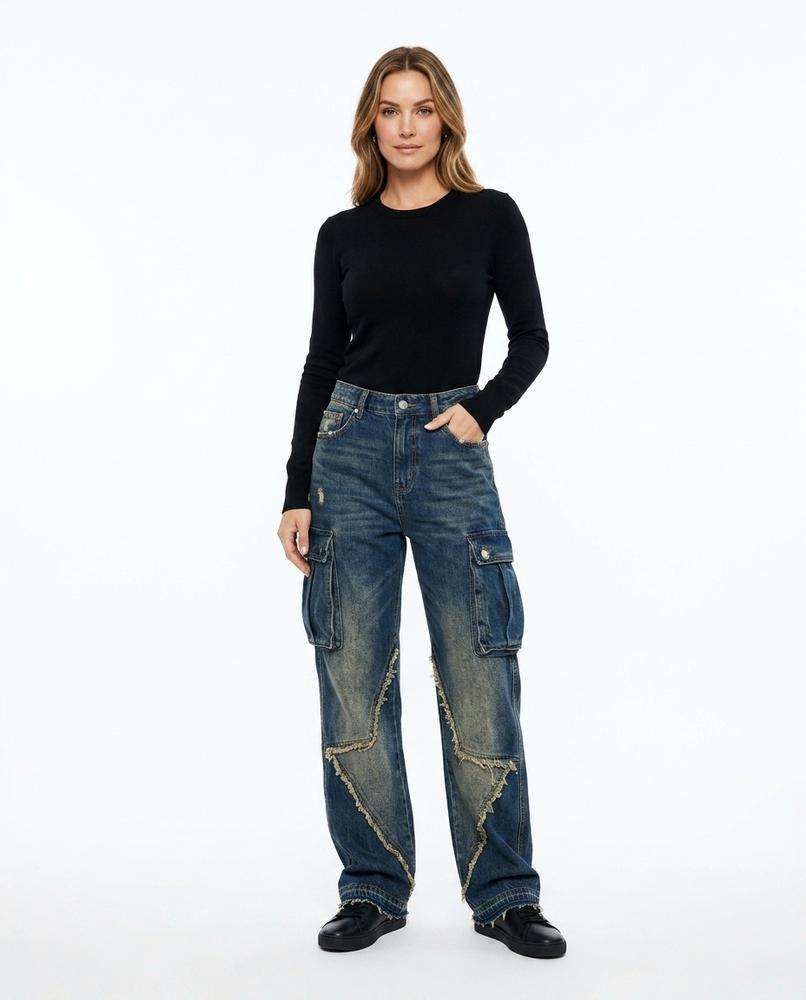 Heidi-Outlet - Nupak | Wide-Leg Cargo Pants Women
