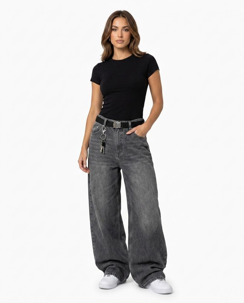 Heidi-Outlet - Tapar | Wide-Leg Washed Pants Unisex