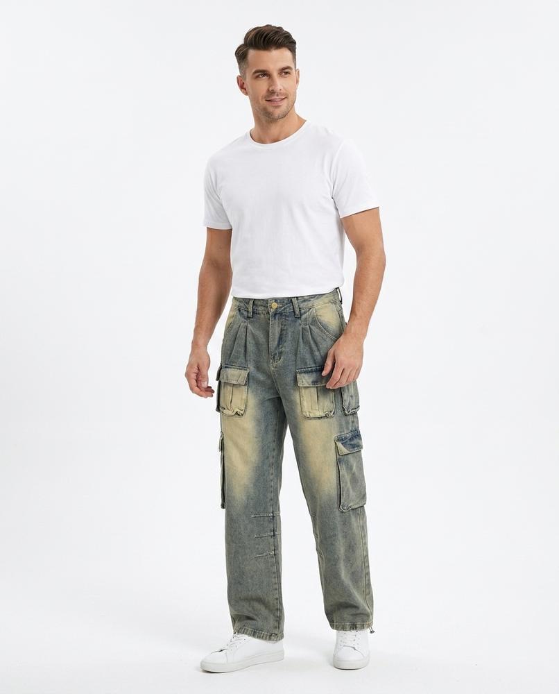 Heidi-Outlet - Suhuk | Wide-Leg Washed-Out Pants Unisex