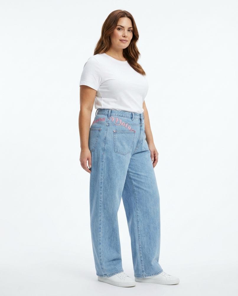 Heidi-Outlet - Toguk | Wide-Leg Embroidered Pants Women