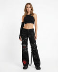 Heidi-Outlet - Riril | Decorated Straight-Leg Pants Unisex