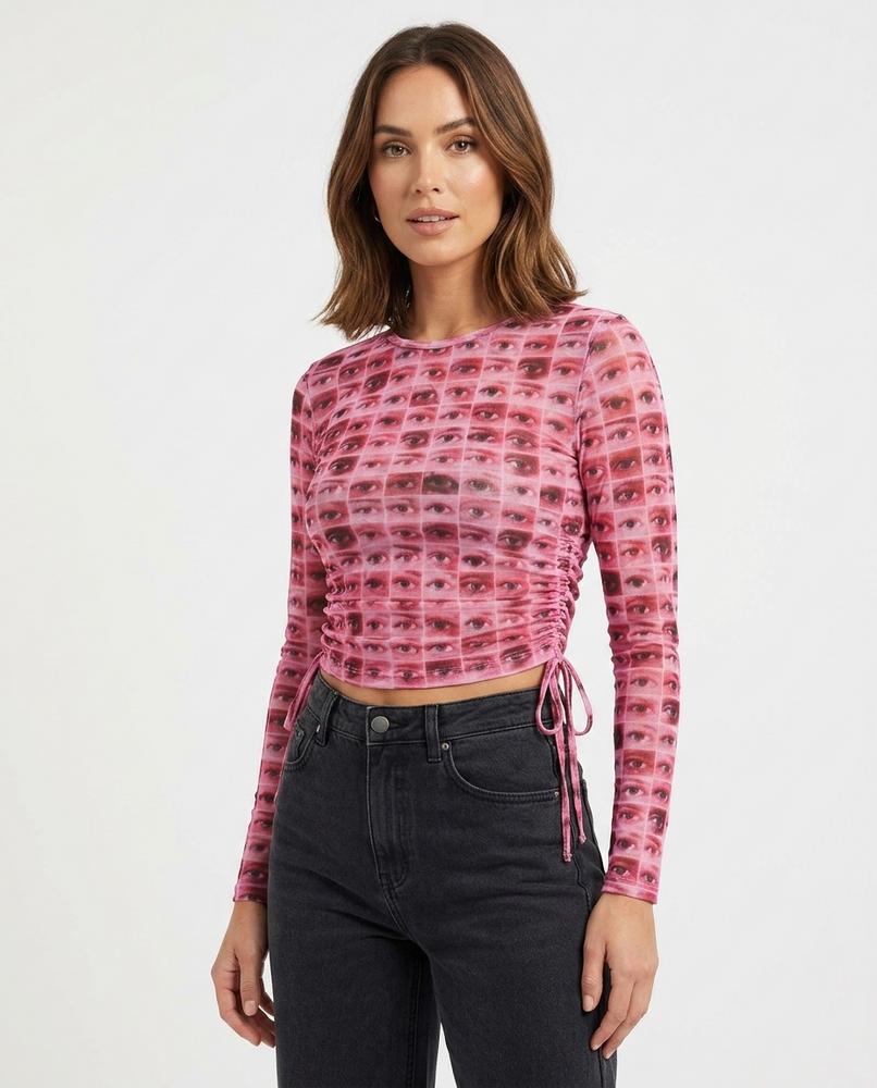 Heidi-Outlet - Ridod | Printed Ruched Top Women