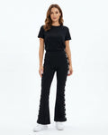 Heidi-Outlet - Ladar | Flared Lace-Up Pants Women