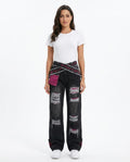 Heidi-Outlet - Kivil | Distressed High-Waisted Pants Unisex