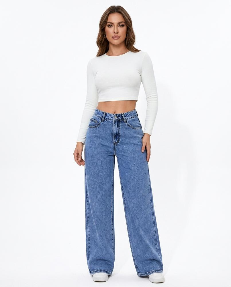 Heidi-Outlet - Eaver | Wide-Leg High-Waist Pants Women