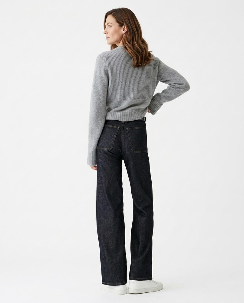 Heidi-Outlet - Nelar | High-Waist Wide-Leg Pants Women