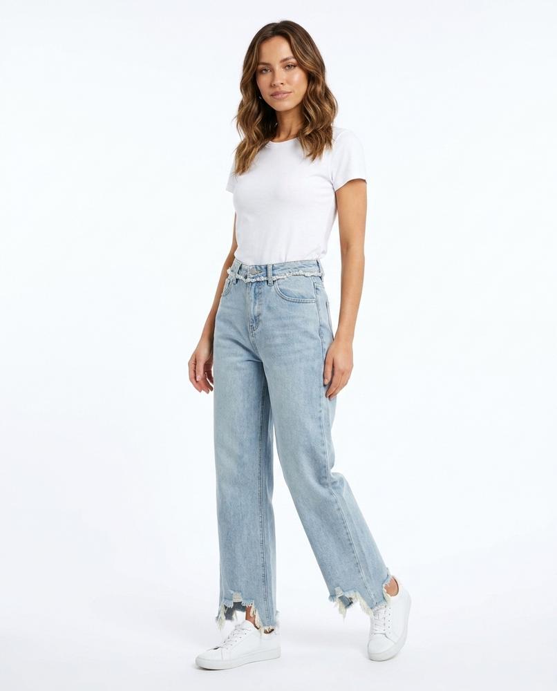 Heidi-Outlet - Vibum | High-Waist Straight-Leg Pants Women