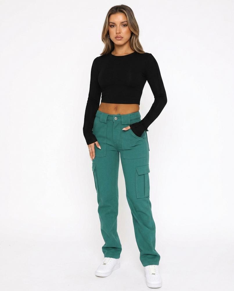 Heidi-Outlet - Yovin | Cargo Straight-Leg Pants Women