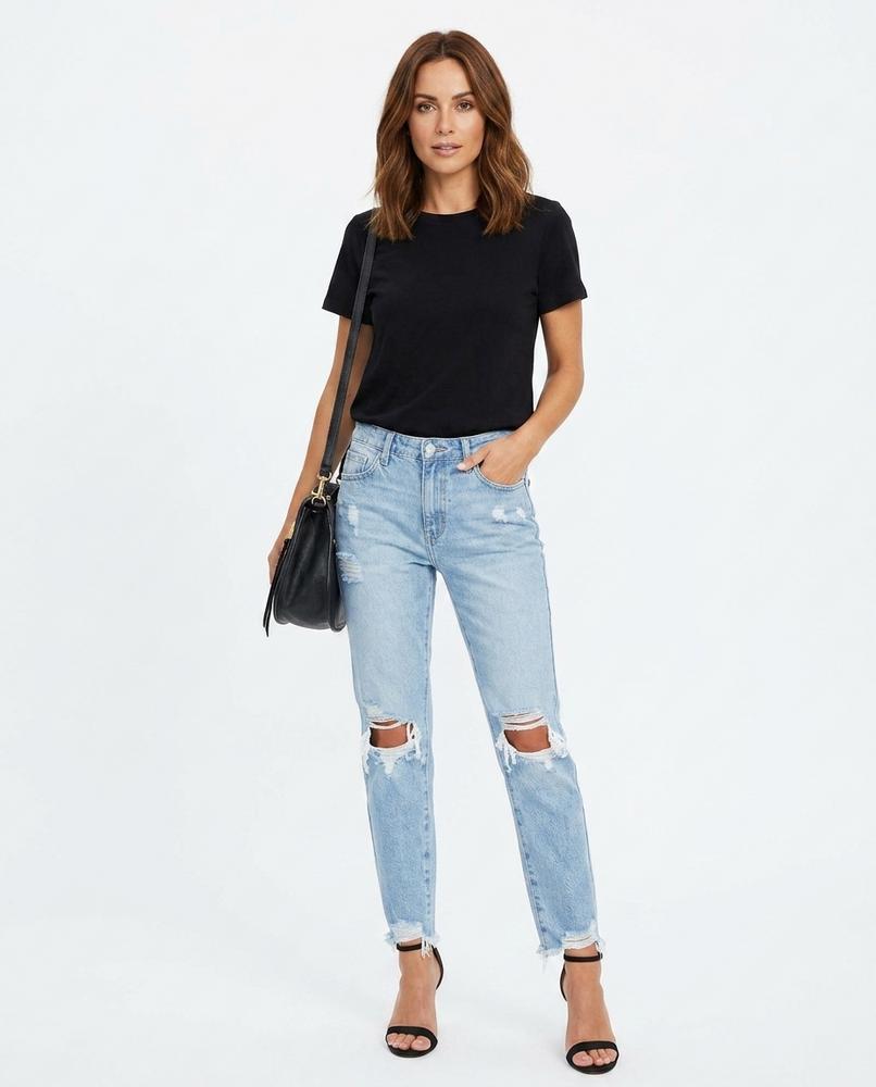 Heidi-Outlet - Romir | Distressed Straight-Fit Pants Women