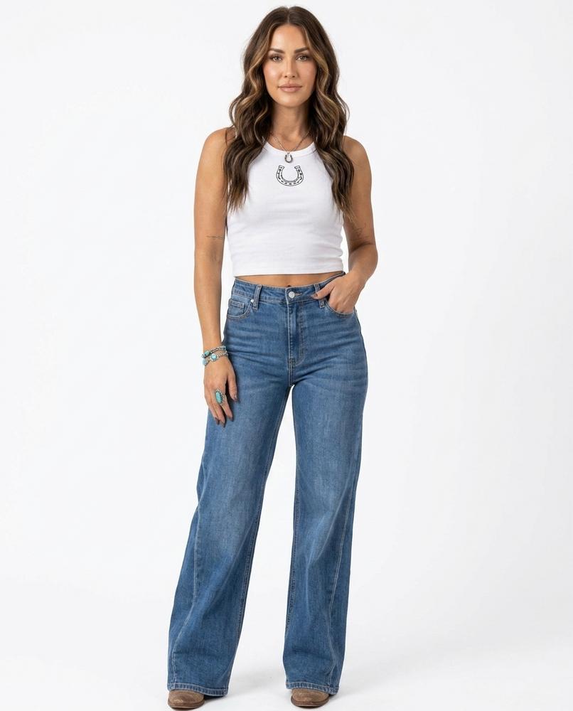 Heidi-Outlet - Nugas | High-Waist Wide-Leg Pants Women