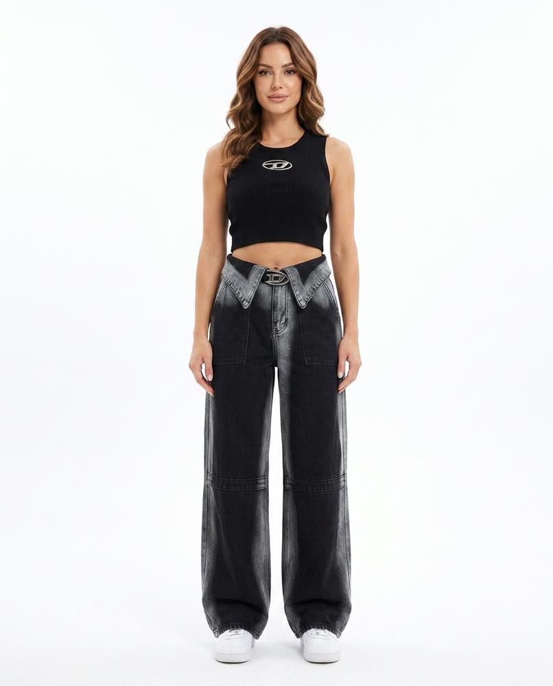 Heidi-Outlet - Eurem | Wide-Leg Washed Pants Women