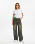 Heidi-Outlet - Vasov | Washed-Out Wide-Leg Pants Unisex