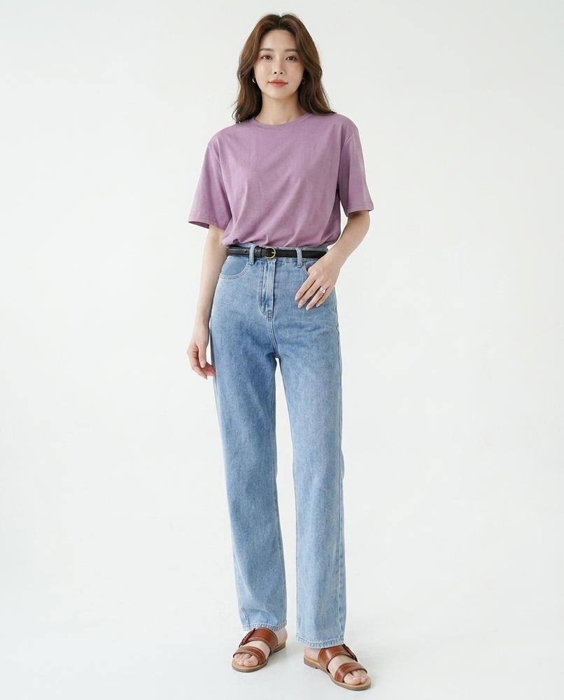 Heidi-Outlet - Eigam | High-Waisted Straight-Leg Pants Women