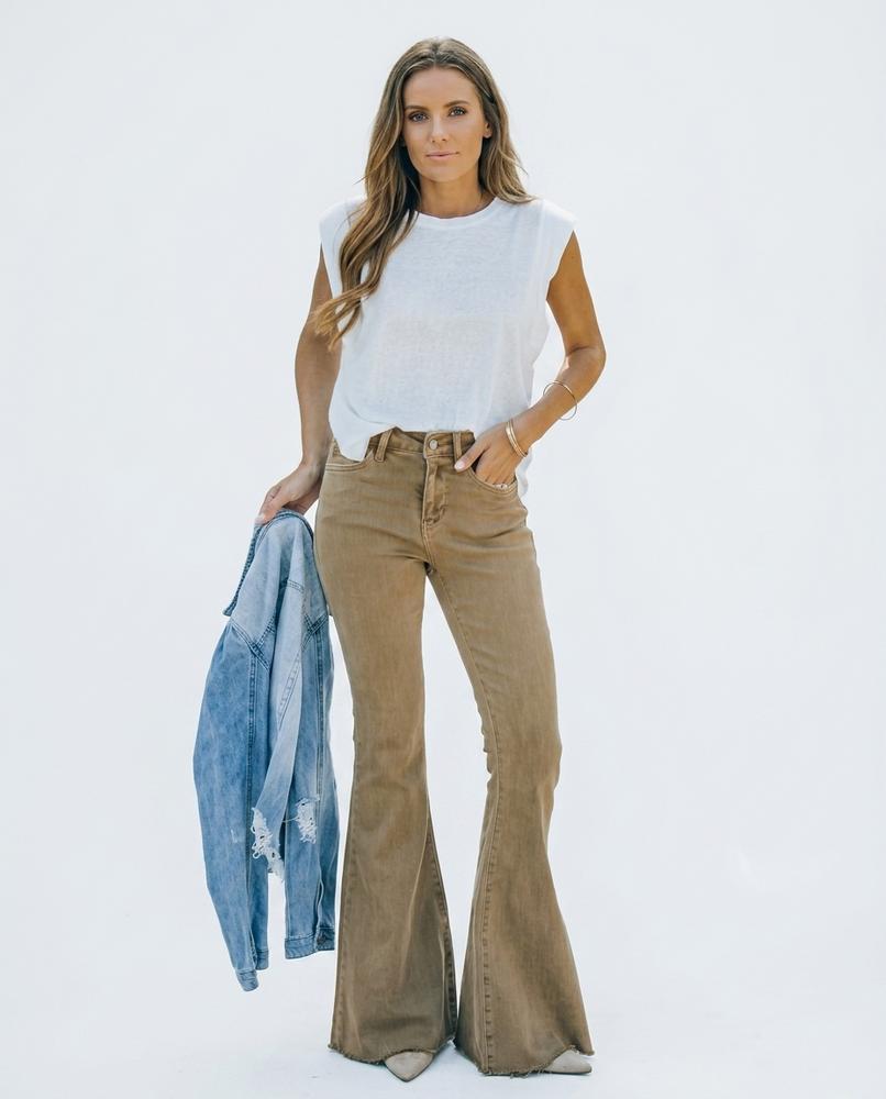 Heidi-Outlet - Nabir | High-Waisted Flared Pants Women