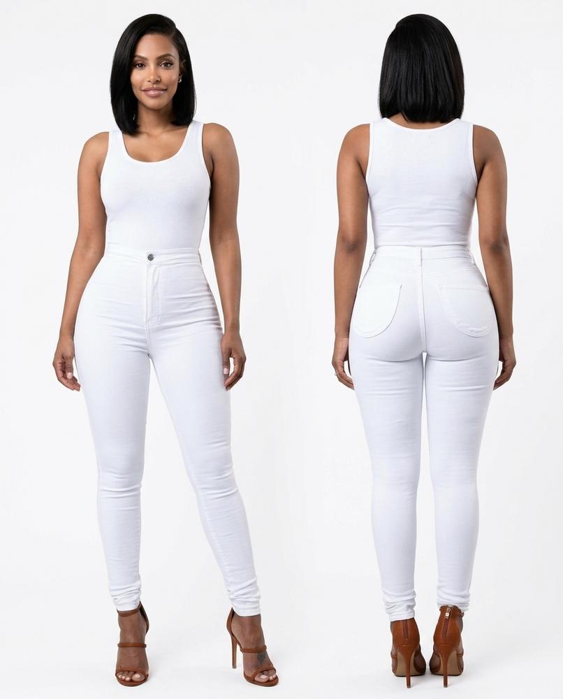 Heidi-Outlet - Yinid | High-Waisted Skinny-Fit Pants Women