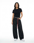 Heidi-Outlet - Yafel | Wide-Leg Contrast-Stitched Pants Unisex
