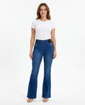Heidi-Outlet - Lotir | High-Waist Flared Pants Women